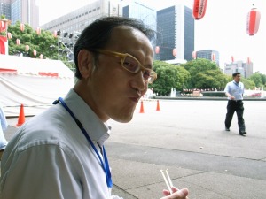 日比谷公園で昼食を